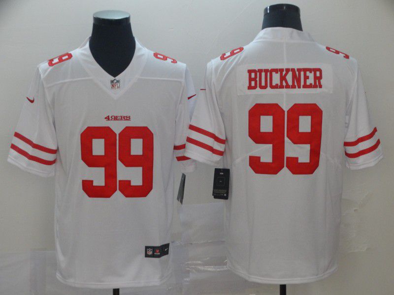 Men San Francisco 49ers 99 Buckner White Nike Vapor Untouchable Limited Playe NFL Jerseys